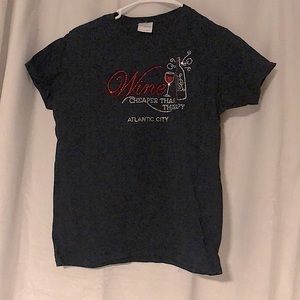 Wine Cheaper Than Therapy, Sparkle T-Shirt